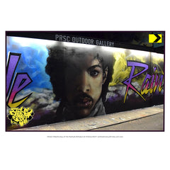 Prince - Purple Rain - Close Up Night Wall