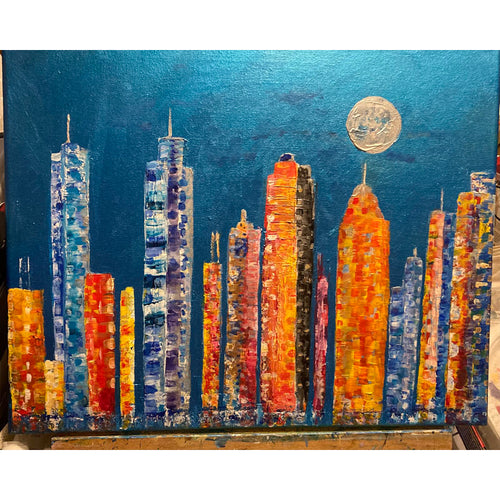 Julie Prior J P Nightingale Art - Manhattan Heights / PAF3797