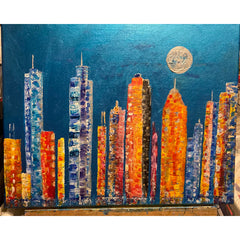 Julie Prior J P Nightingale Art - Manhattan Heights / PAF3797