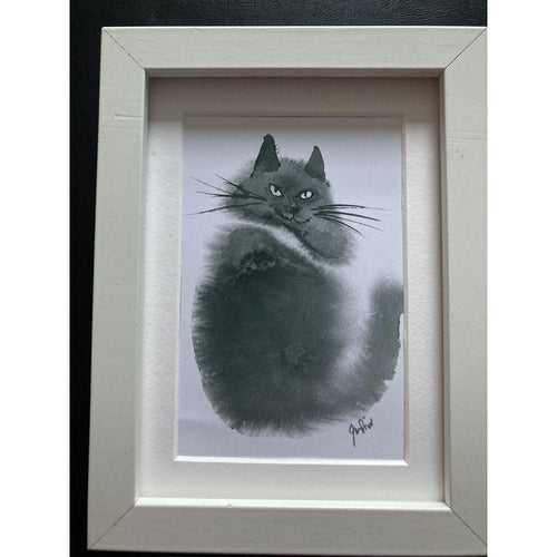 Julie Prior J P Nightingale Art - Fluffy Cat / PAF3795