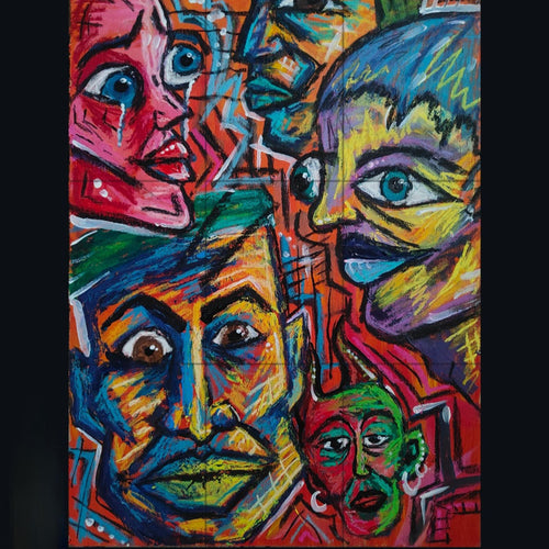 Lumpy Juice Art - Faces / PAF3838