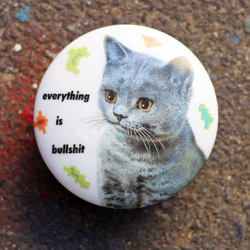 Everything is bullsh*t - Lidded Trinket Box