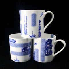 Deconstructed Willow Pattern Mug