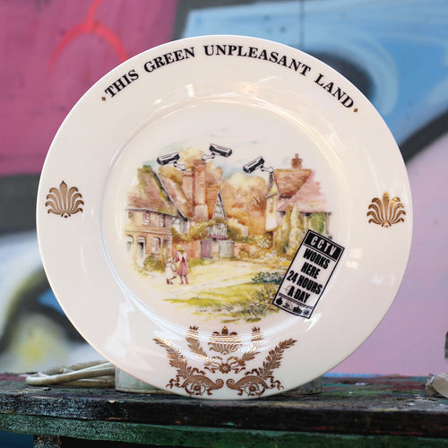 Green Unpleasant Land Dinner Plate