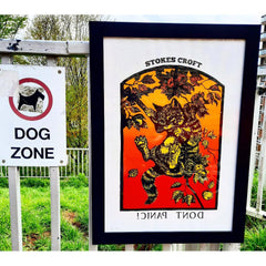 Don't Panic Multi Colour A2 Screen Print