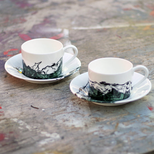 The Mountains and the Sea Coffee Can & Saucer