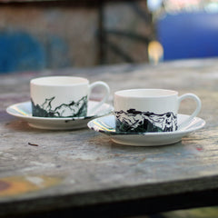 The Mountains and the Sea Coffee Can & Saucer