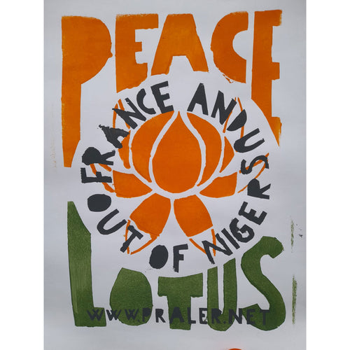 Nils Agger - Peace Lotus Poster 1 / PAF2696