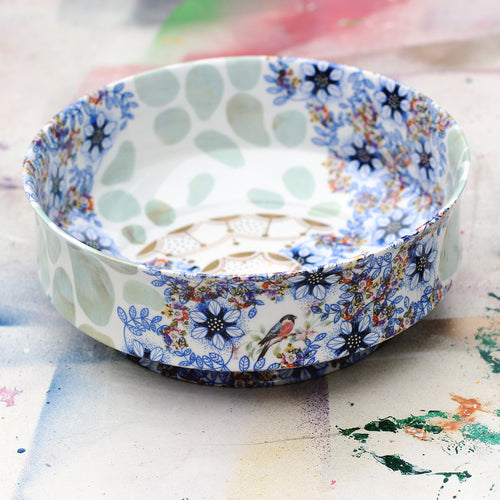 Floral Blob Vintage Serving Dish/Bowl