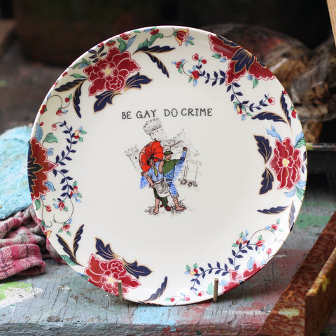 Be Gay Do Crime Coupe Plate - Fancy Men with Fancy Trim