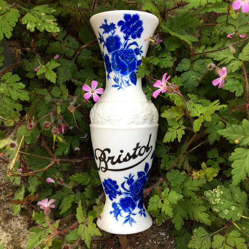 Bristol Blue Rose Bud Vase