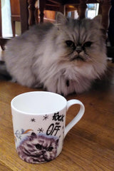Cat on the Edge Mug