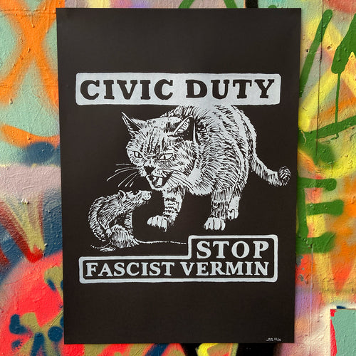 Civic Duty A2 Screen Print