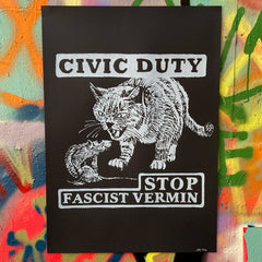 Civic Duty A2 Screen Print