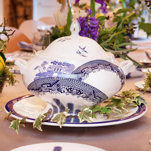 Deconstructed Willow Pattern Tureen
