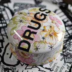 Drugs - Lidded Trinket Box