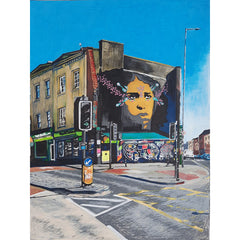 Pip Kitson Art - Yellow Face Lady / PAF3900