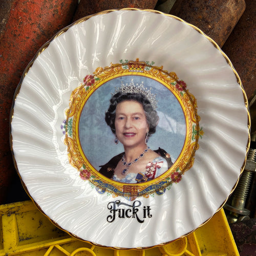 'Fuck It' Queen Large Vintage Trinket Dish