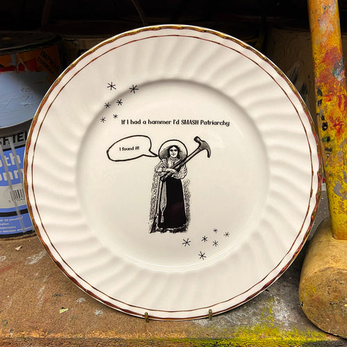 If I Had a Hammer... Vintage Dinner Plate