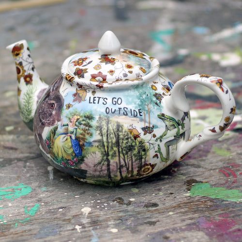 Let's Go Outside Large Teapot