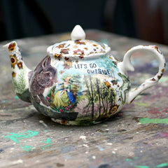 Let's Go Outside Large Teapot