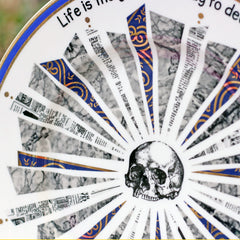 Life is the Gateway Drug to Death Vintage Plate