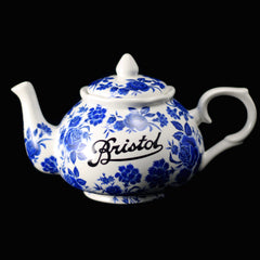 Bristol Blue Rose Teapots
