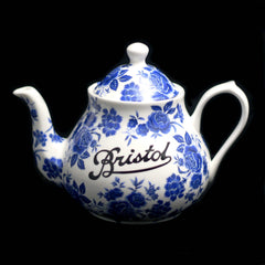 Bristol Blue Rose Teapots