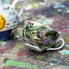 'Every Day the Night Must Fall' Teapot and Teacup for One