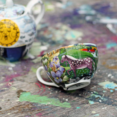 'Every Day the Night Must Fall' Teapot and Teacup for One