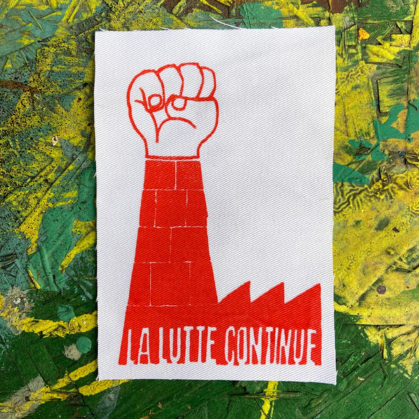 La Lutte Continue Fabric Patch – Stokes Croft China & PRSC Shop