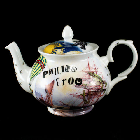 Deconstructed Willow Pattern Teapot