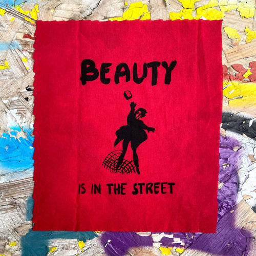Beauty is in the Street Fabric Patch