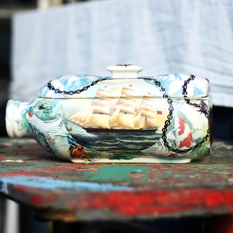 The Mighty Mother Sails Through the Flowers Jug