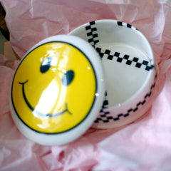 Smiley - Lidded Trinket Box