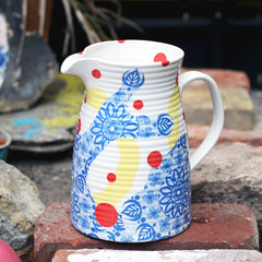 Spotty Wavy Jug
