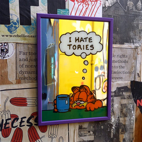 Tory Hating Cat Mirror