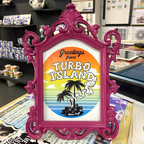 Greetings from Turbo Island A5 Print