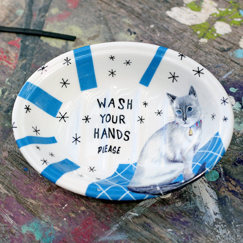 Wash Your Hands Please Soap Dish