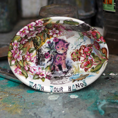 'Wash Your Hands' Soap Dish