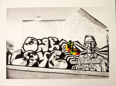 DJ Derek Limited Edition A2 Screen Print by Sepr, Deams, 45RPM and Piro