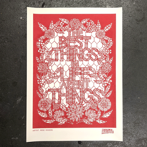 ❤ We Make Our Own Future - Limited Edition A2 Screen Print