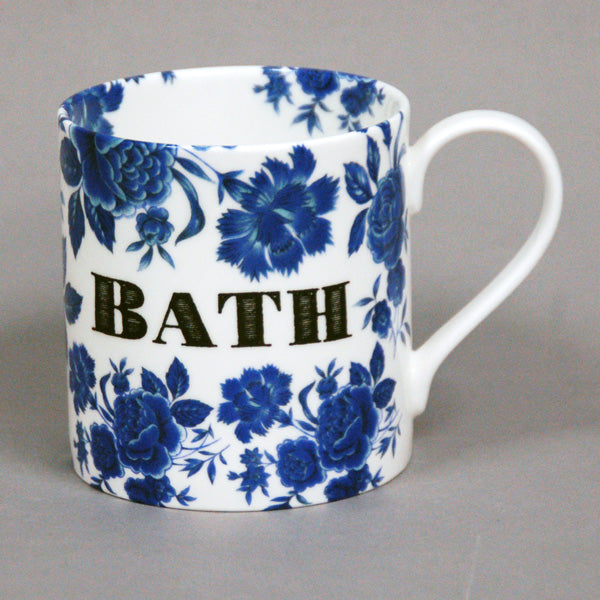 Bath Blue Rose Mug