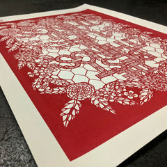 ❤ The Best Things in Life Aren't Things - Limited Edition A2 Screen Print