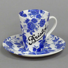 Blue Rose Various Cup & Saucer