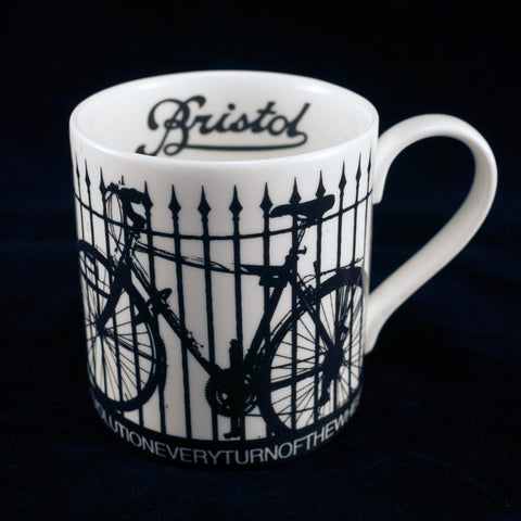 Nick Hayes 'Book of Trespass' Black and White Badger Mug