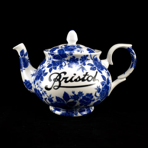 Blue Arch Small Round Teapot