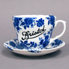 Blue Rose Various Cup & Saucer