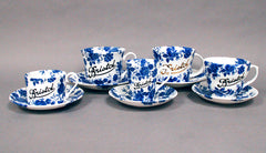 Blue Rose Various Cup & Saucer