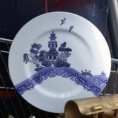 Deconstructed Willow Pattern Plates